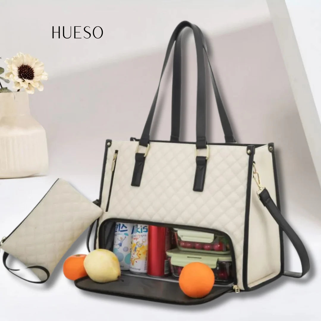 👜Ultra Cartera Ejecutiva 2 en 1 con Lonchera Oculta-delivery gratis